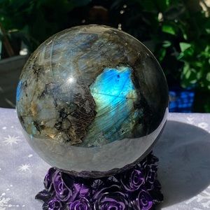 RESERVED FOR BUNDLE: Giant Labradorite Sphere